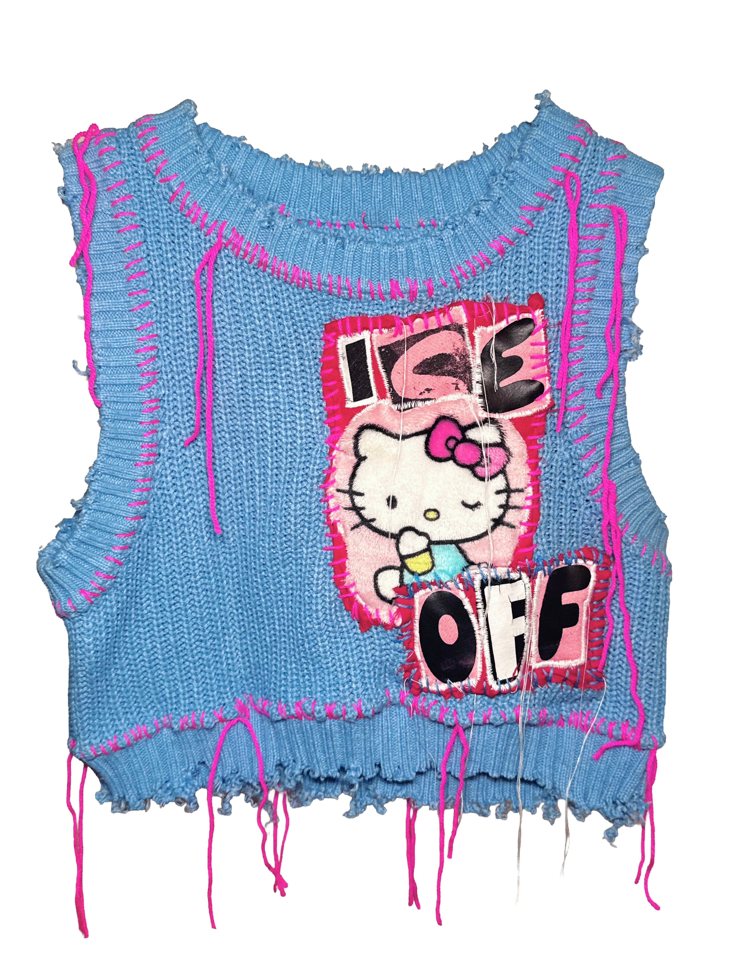 THE END IS NEAR X ICE OFF KITTY TOP