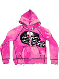 SEX DEATH PINK MAYHEM ZIP-UP HOODIE