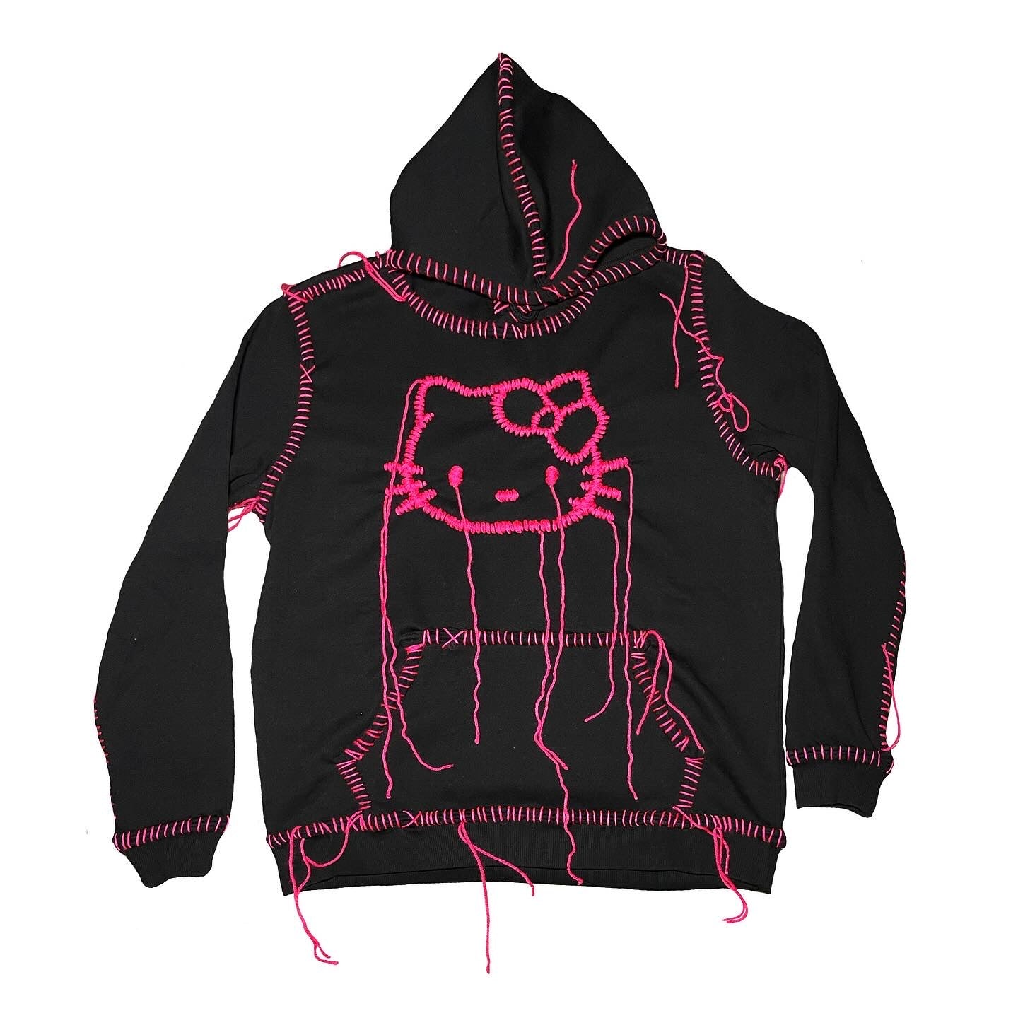 THE END IS NEAR KITTY DRIP HOODIE