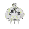 WHITE CHAOS HOODIE