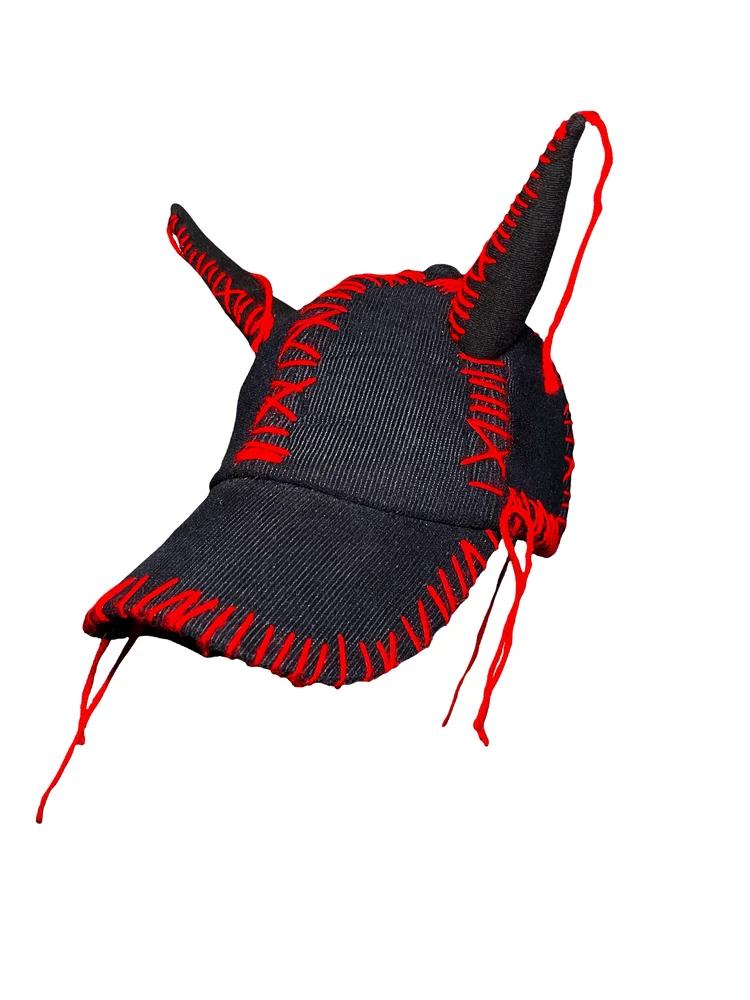 THE END IS NEAR HORNS WINTER CAP