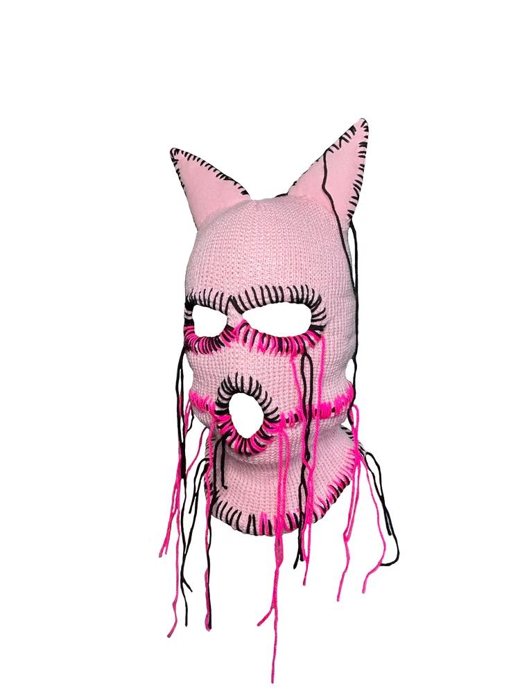 THE END IS NEAR X KITTY MEOW FACE MASK